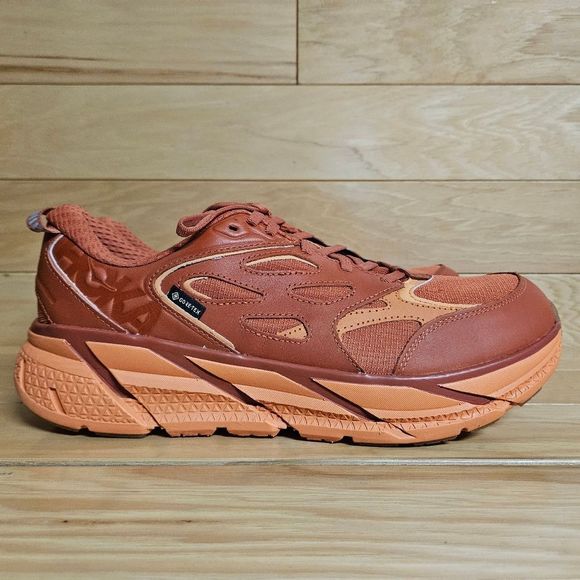 Hoka Other - Hoka One One U Clifton L GTX Gore-Tex Burnt Ochre Copper Mens Shoe 1129972-BOCT